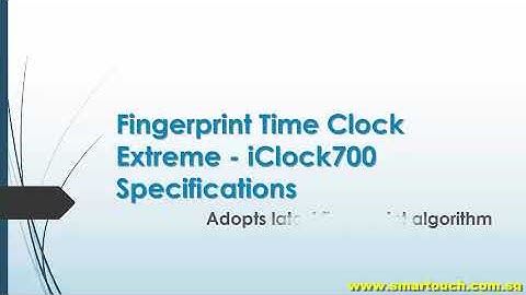 Biometric Fingerprints Reader Malaysia : Time Clock Extreme  iClock700