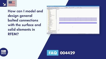 FAQ 004429 | How can you create general bolted connections with surface and solid elements in RFEM?