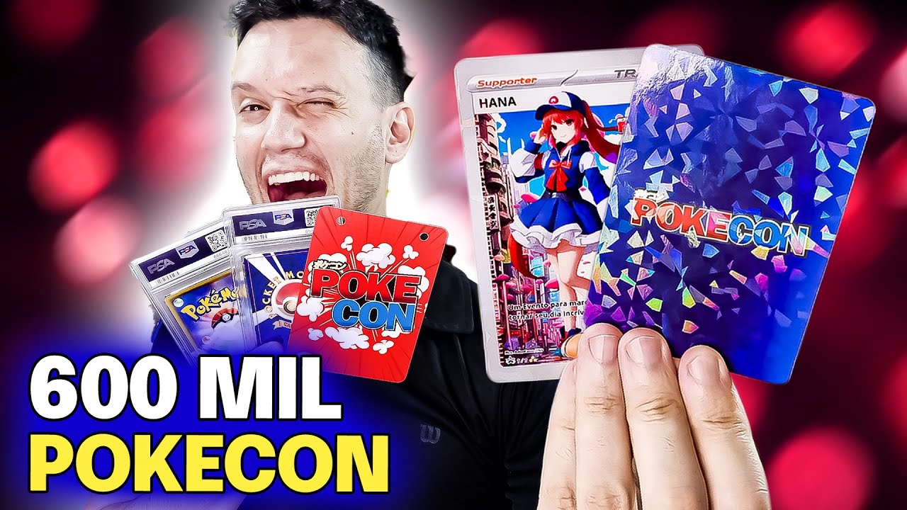 600 MIL! POKECON | Capitao Hunter CARTAS POKEMON TCG