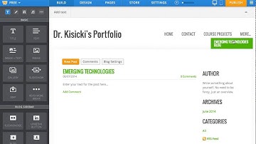 Weebly Navigation and Titles