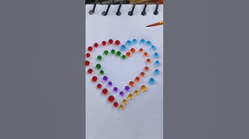 heart colour mix #painting #trending #shorts #viral #youtubeshorts #anaya #youtubeshorts #asmr