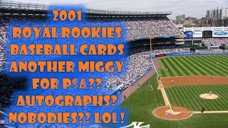 2001 Royal Rookies pack opening | Autos? Griffey? Another PSA 10 Cabrera?? #sportscardscollector