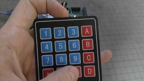 【Arduino入門】膜スイッチ（キーパッド）でキーを読み取ってみる