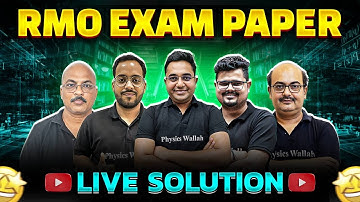 RMO 2024 : Live Paper Solution 📃 || Detailed Paper Solution By Experts 🔍🔥