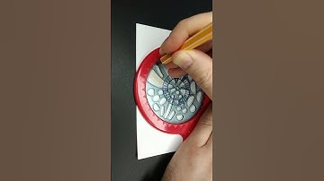 Spirograph Cyclex Beautiful Pattern | Orange & Purple | 20 Long