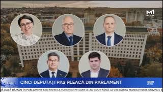 Five more PAS deputies resign from their mandates. The reason, announced by Igor Grosu