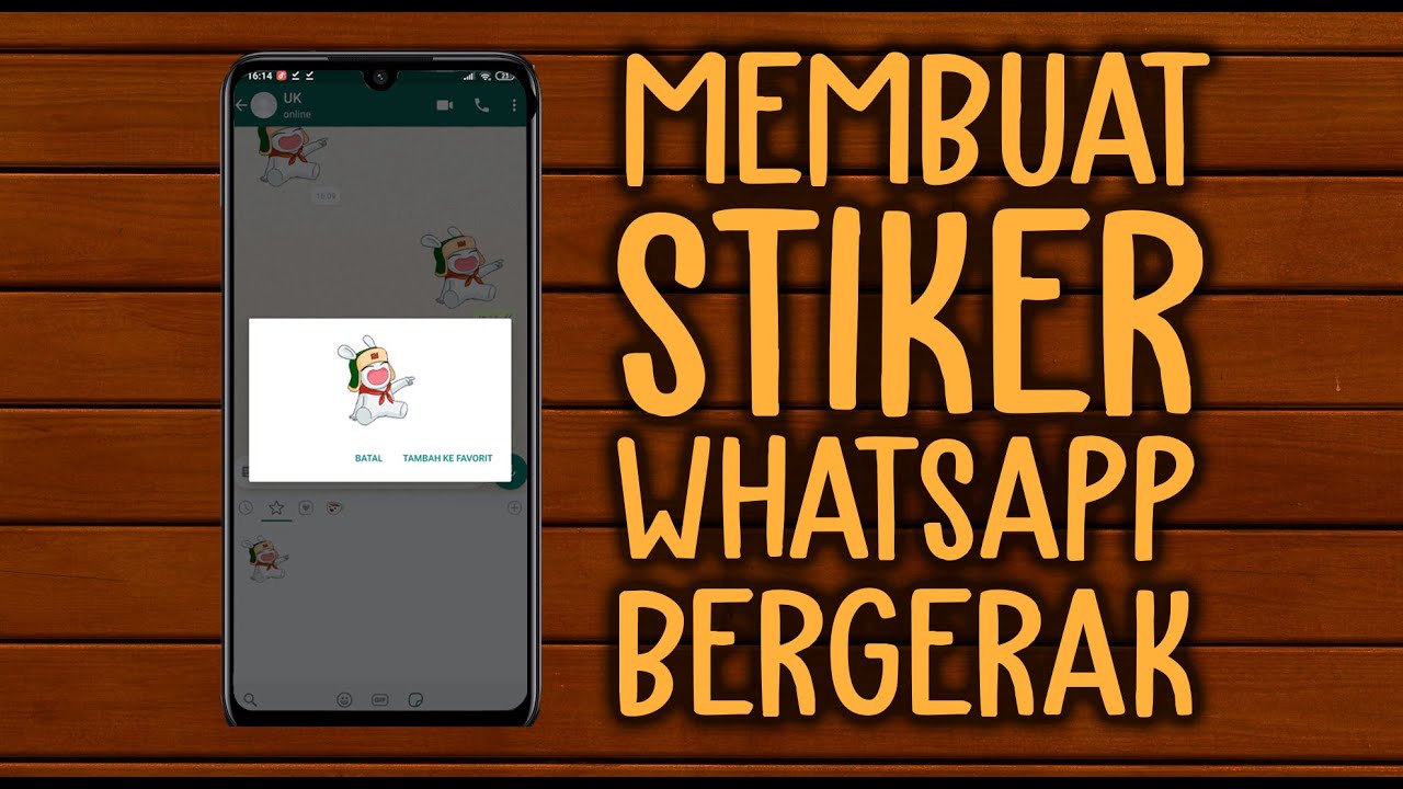 Cara Membuat Gif Menjadi Stiker Whatsapp - WASTICKE