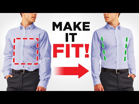 How To Tailor Your Own Dress Shirt (No More Muffin