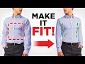 How To Tailor Your Own Dress Shirt (No More Muffin Top)