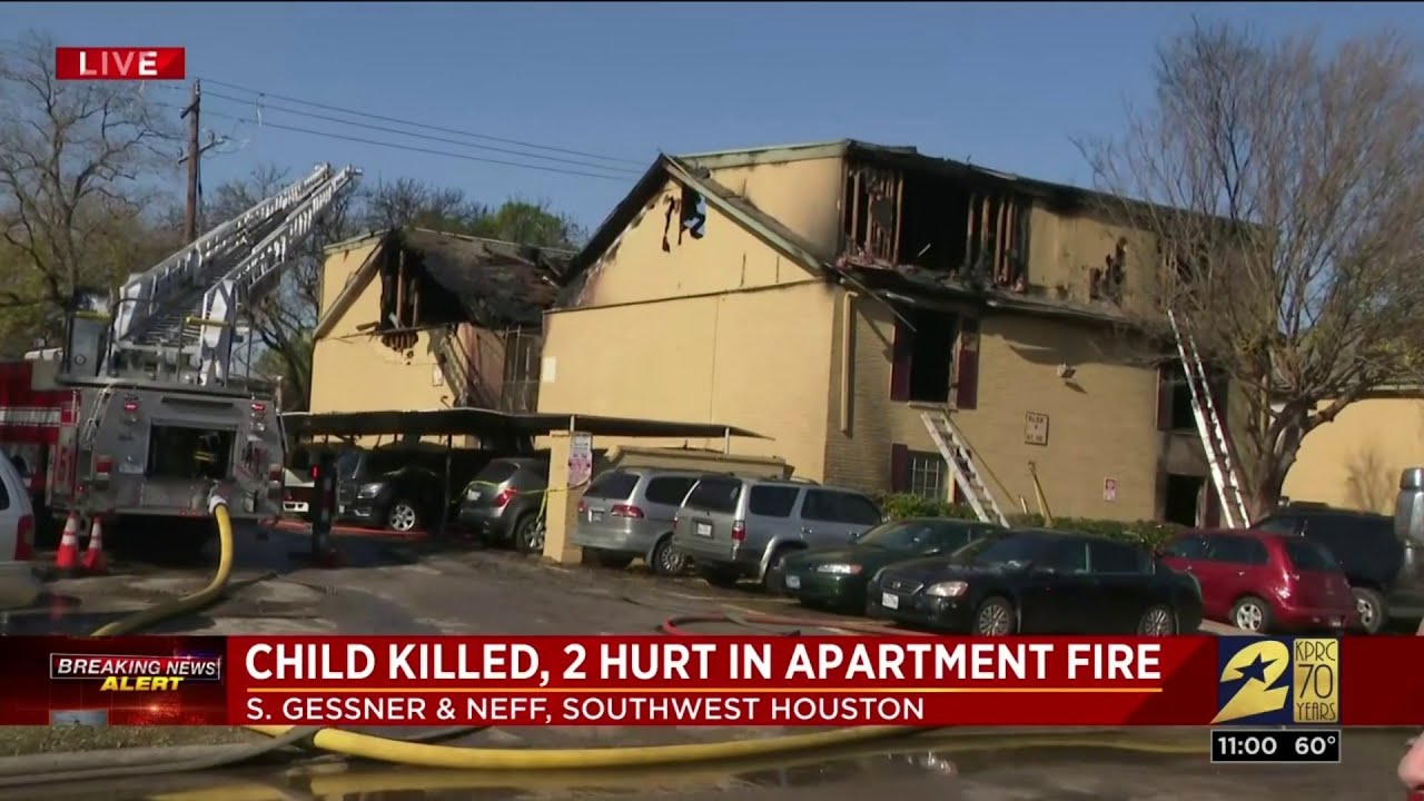 Child killed, other injured in apartment fire - YouTube