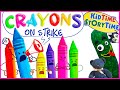 Crayons on strike  funny read aloud 