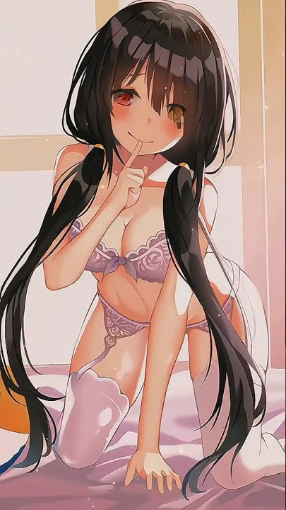 Cute anime waifu ft. kurumi 😍😍😍 #anime #waifu #shorts