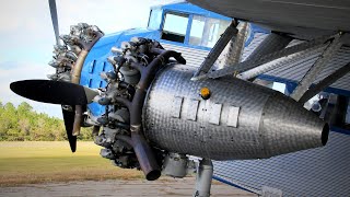 Old RADIAL ENGINES Cold Starting Up and Loud Sound 9
