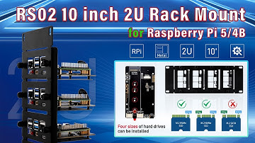 DeskPi Rackmate - RS02 10-Inch 2U Rack Mount assembling and configuring tutorial Video