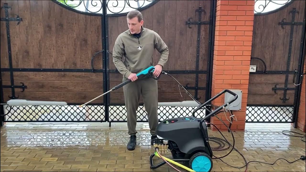 Аналог Karcher K7! Бытовая мойка 220 вольт высокого давления - YouTube