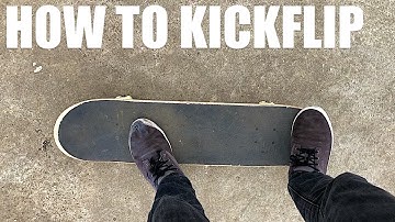 How to Kickflip the EASIEST Way on a Skateboard Tutorial