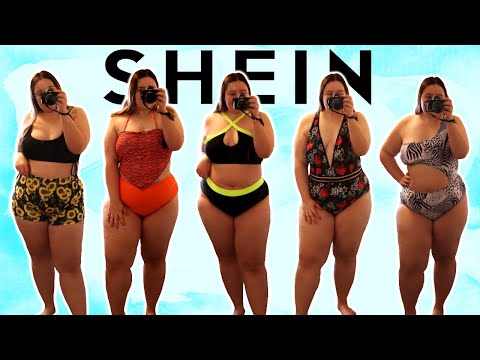 SHEIN PLUS SIZE SWIMWEAR TRY ON HAUL | SIZE 18 SWIM SUMMER 2021