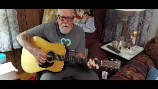 dad and his new martin d28 guitar