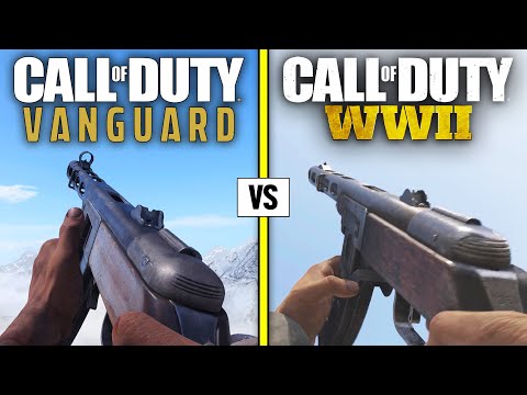 Call of Duty WW2 vs VANGUARD [2021] — Weapons Comparison