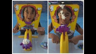 DESAFIO NA PISCINA TORTA NA CARA - PIE FACE CHALLENGE