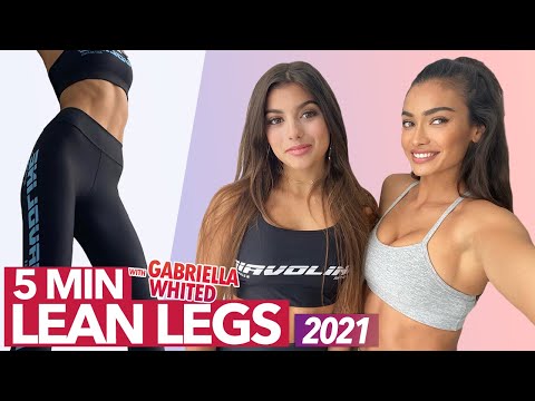 KELLY GALE x GABRIELLA WHITED || 5 MIN LEAN LEGS (Dream body series)