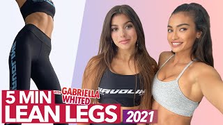 KELLY GALE x GABRIELLA WHITED || 5 MIN LEAN LEGS (Dream body series)