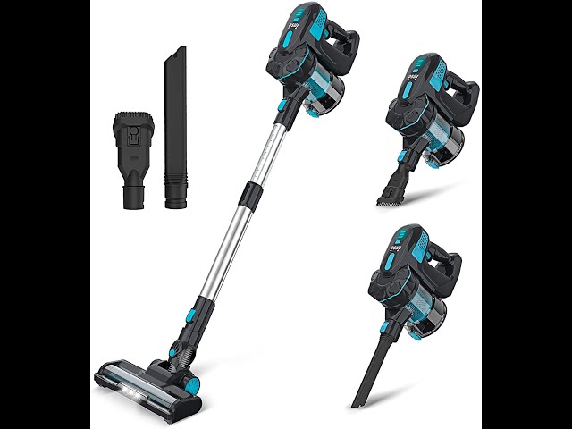 INSE Cordless Vacuum Cleaner, 6 in 1 Powerful Suction Lightweight