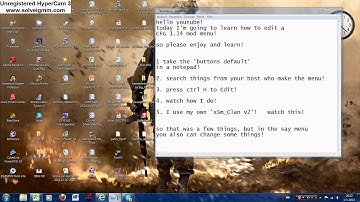 How to edit a CFG Mod Menu 1.14 patch