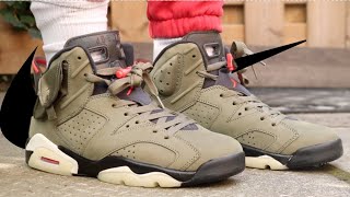 green travis scott jordan 6