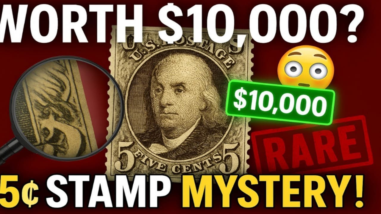 This 5 Cent Stamp Sold for $10,000+! | Check Your Old U.S. Stamps