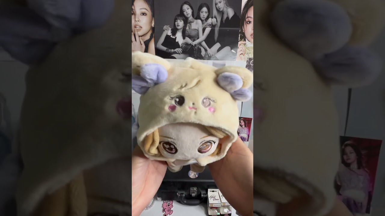 R717.1 BLACKPINK 花形ぬいぐるみ BLACKPINK ぬいぐるみ World tour 公式 キャラクターグッズ