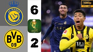 Al Nassr vs Borussia Dortmund | FINAL KING'S CUP 2024 | Ronaldo Hattrick!! Jude Bellingham 2 Goals 🔥