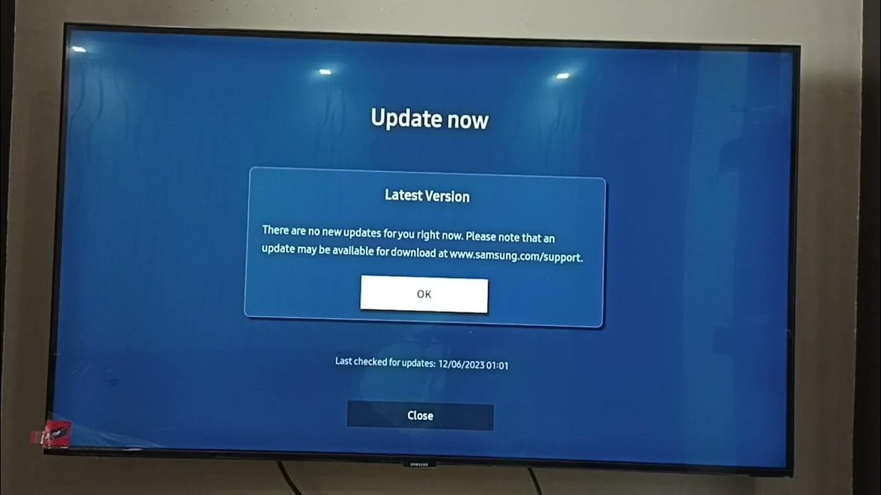 Samsung Tizen Smart TV How to Download and Install Software Update