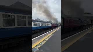 Merlin 85 Steam Engine Ping Through Sallins And Naas Train Station