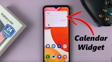 Samsung Galaxy A14: How To Add Calendar Widget On Home Screen