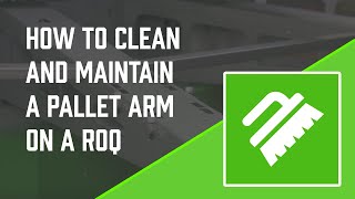 How To Clean and Maintain The Pallet Arms of Your ROQ Press