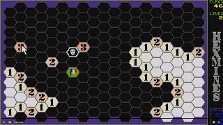 ATARI ST hexmines v1 2 HEX MINES~ HEX MINESEEPER HEX MINE SWEEPER MINES By doucet jean etienne STE