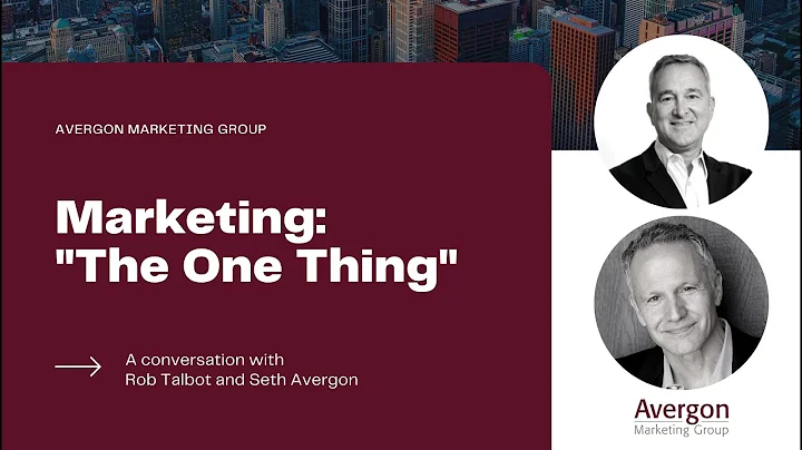 Rob Talbot, CMO, Chief Outsiders, The One Thing wi...