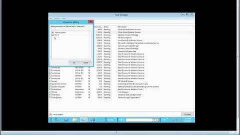 How to set the Affinity using Task Manager in Microsoft Windows 8