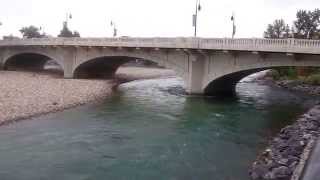 Bow river, downtown Calgary