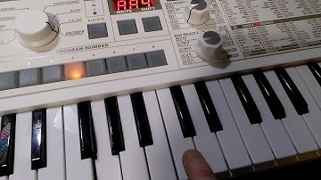 My microkorg vocoder initial demo