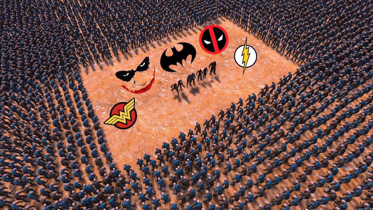DC Heroes Surrounded by 515,000 Zombies - UEBS 1 - YouTube