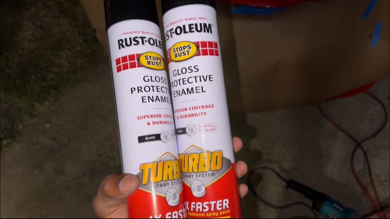 Rustoleum paint job DIY part 1 YouTube