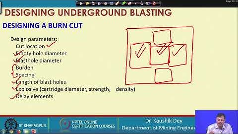 Lecture 32 : Underground blast design-2