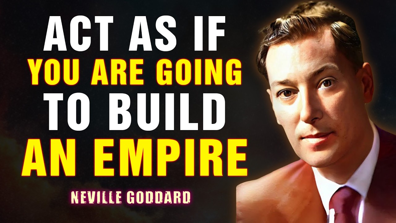 Neville Goddard | ACT as if you are going to build an Empire!!