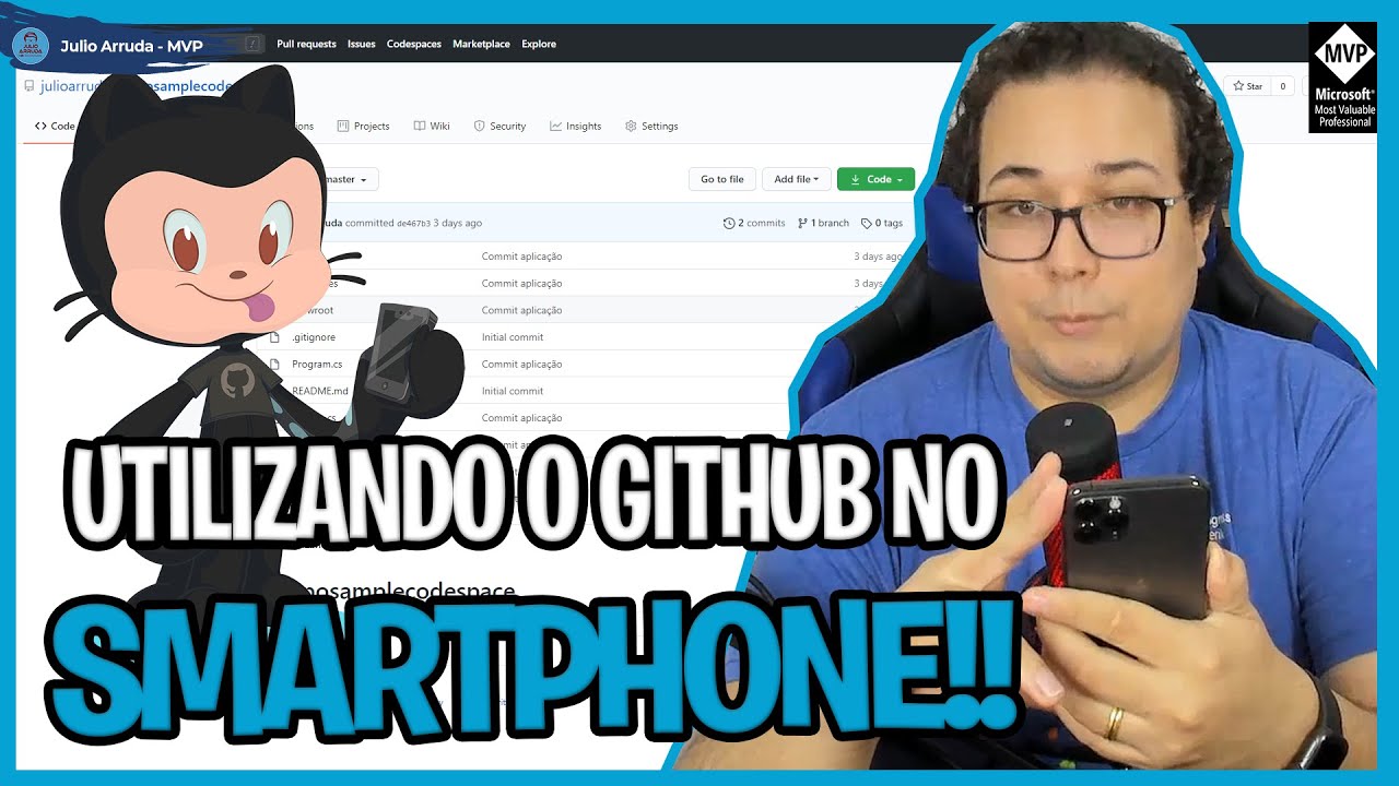 Utilizando o GitHub Mobile App | Curso GitHub - YouTube