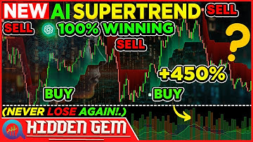 NEW Artificial Intelligence SuperTrend Indicator Gives PERFECT Buy Sell Signals_TradingView TUTORIAL