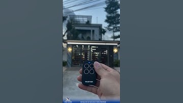 Cổng tự động âm sàn 4 cánh siêu đơn giản  #congtudong #cổngtựđộng #rustervn #congtudongruster