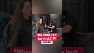 Caitlin Clark looking out for cameraman 😅 (via MikeDoocyFox4/X) | Sports Illustrated