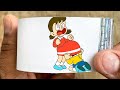 Doraemon cartoon flipbook 209  nobita hide under shizuka skirt flip book  flip book artist 2024